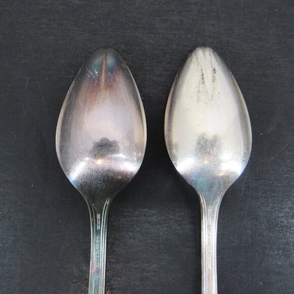 Reed & Barton Pompeian Greek Key & Scrollwork Design Dessert Fork Lot of 4 Vntg - Picture 6 of 12